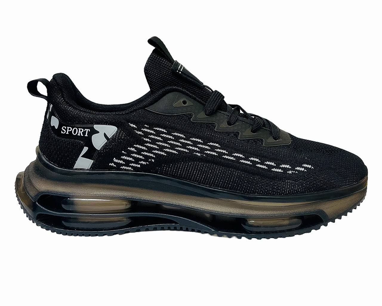 Double Air Cushion Lace Up Trainers