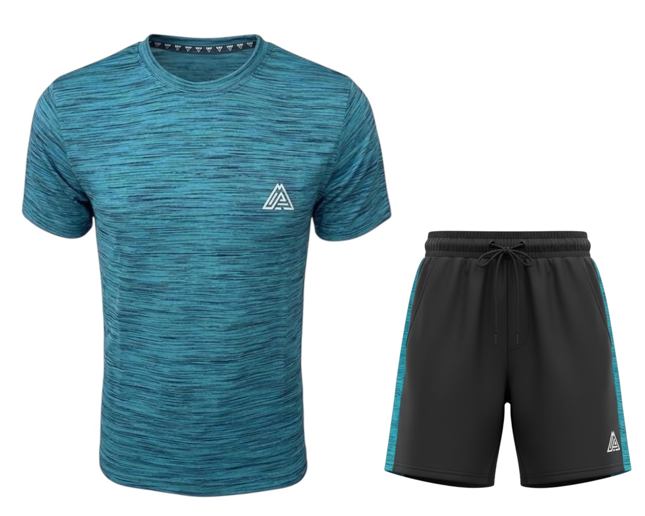 Mountain Views Performance Matching T-Shirt Shorts Set