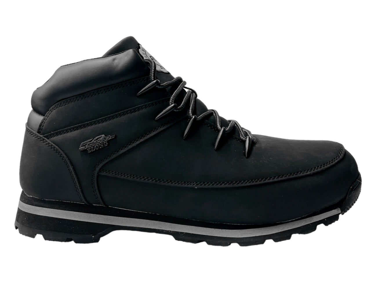 Faux Leather Lace Up Hiking Boots