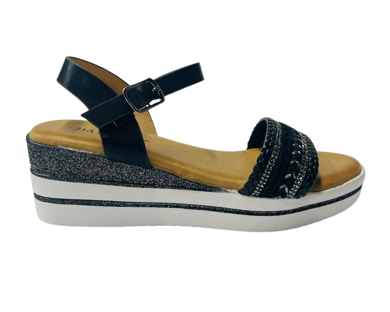Wedge Heel Ankle Strap Sandals