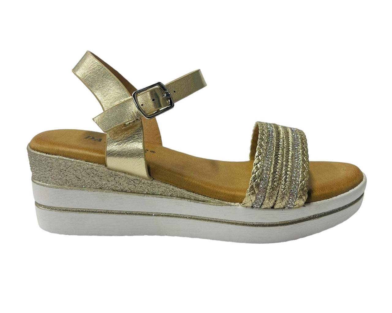 Wedge Heel Ankle Strap Sandals