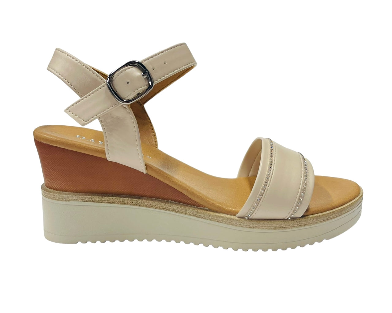 Women's Light Weight Wedge Heel Ankle Strap Sandals