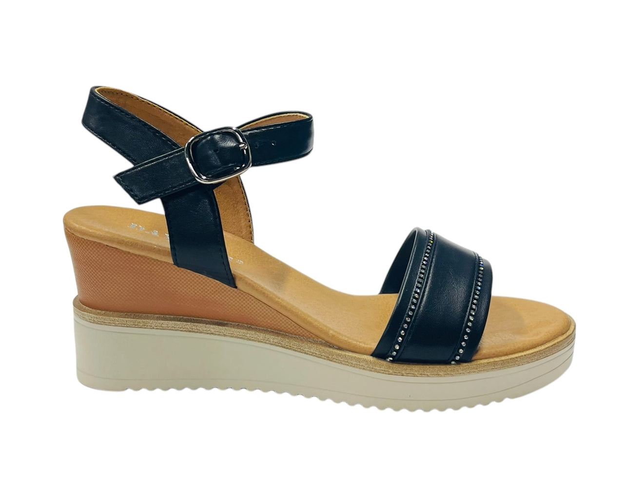 Women's Light Weight Wedge Heel Ankle Strap Sandals