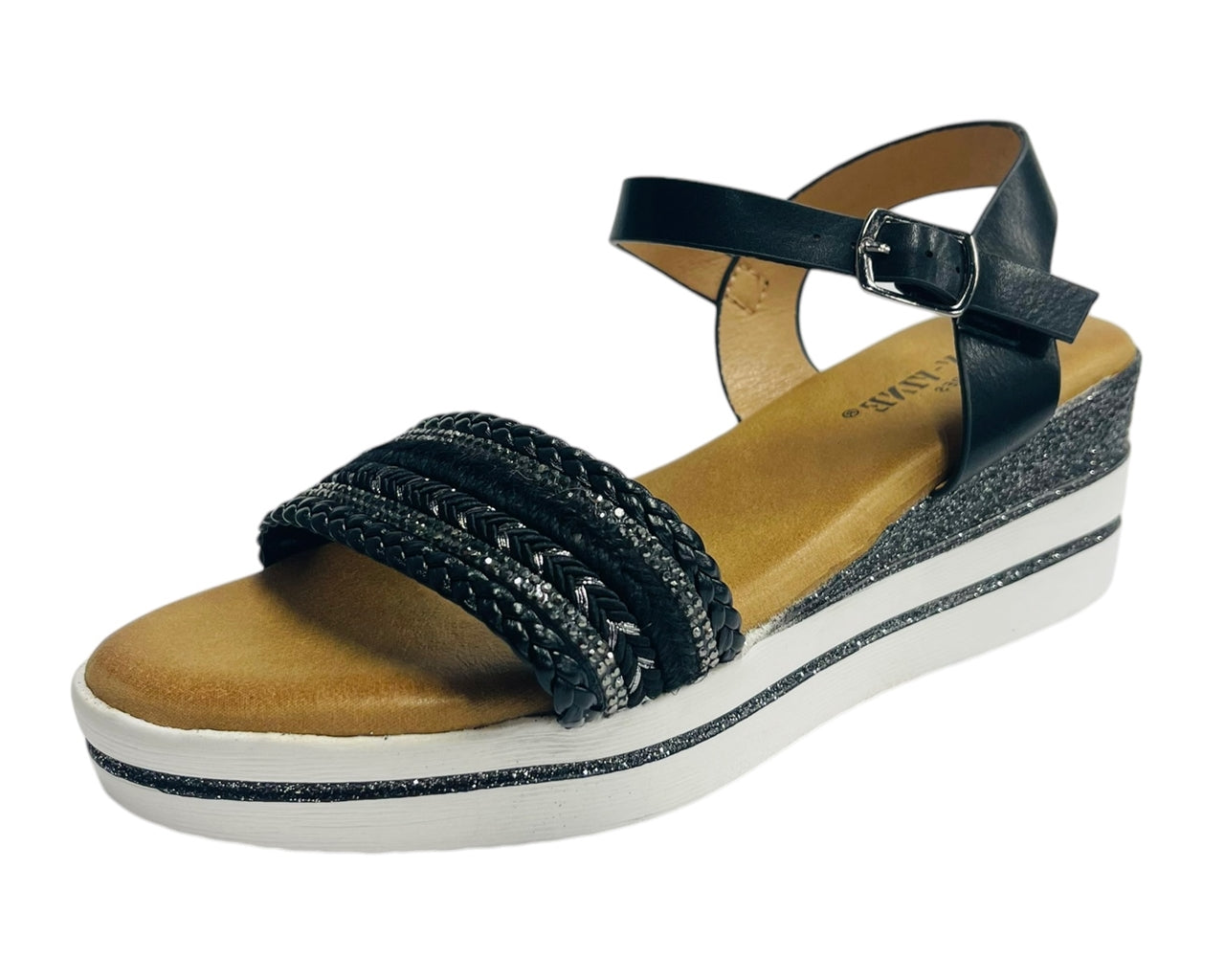 Wedge Heel Ankle Strap Sandals
