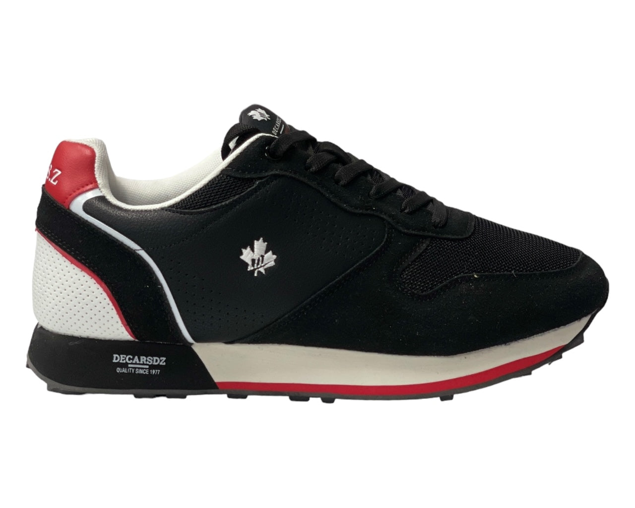 Casual Faux Leather Lace Up Trainers