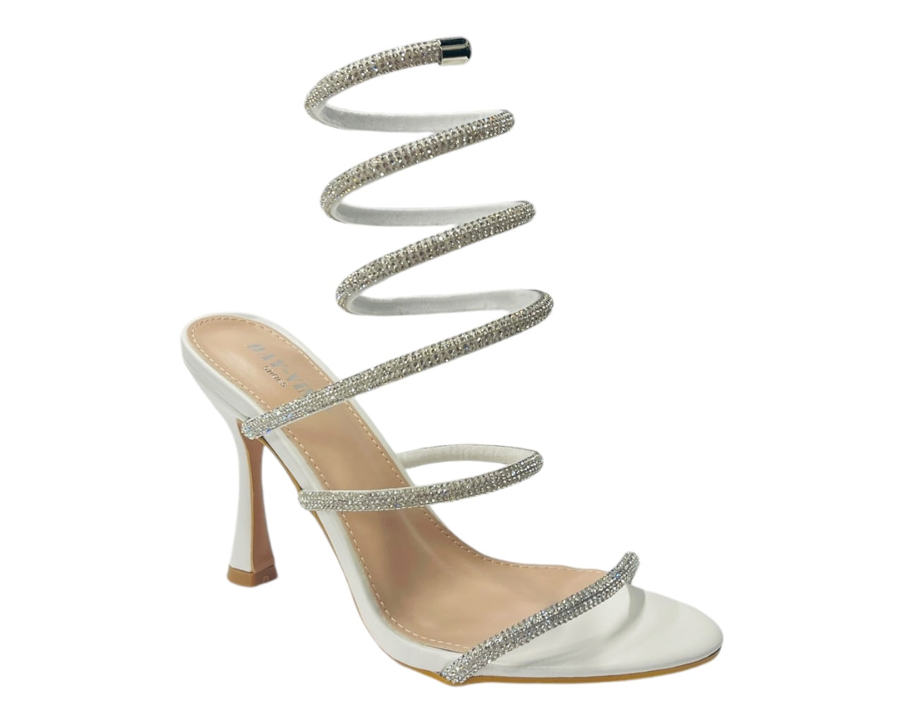 Rhinestone Snake Anklet High Heel Shoes