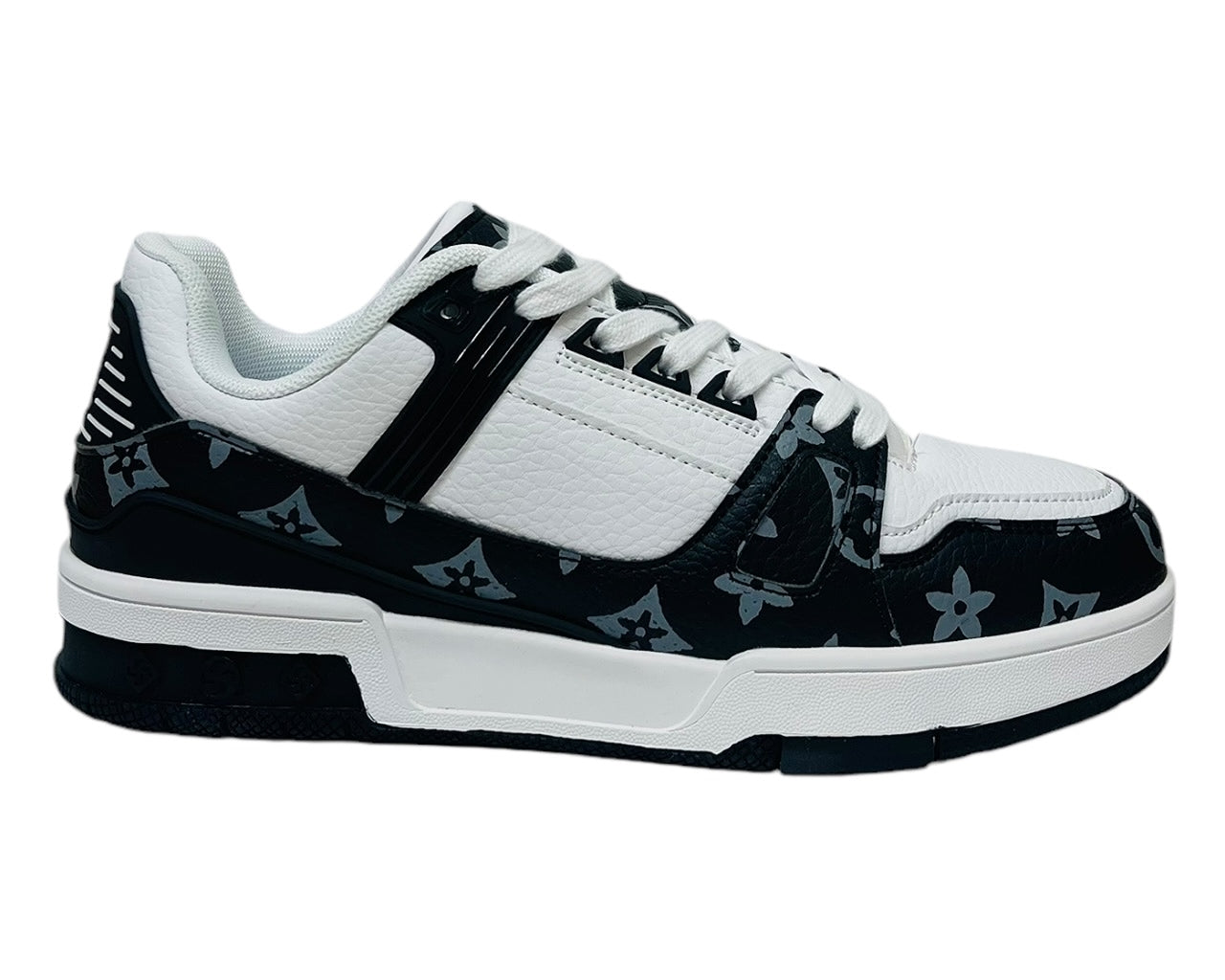 Casual Faux Leather Lace Up Trainers