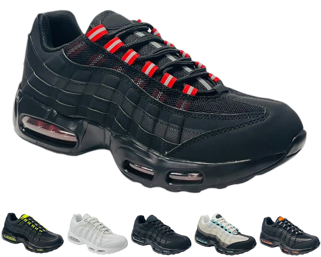 Air Cushioned Sports Lace Up Trainers