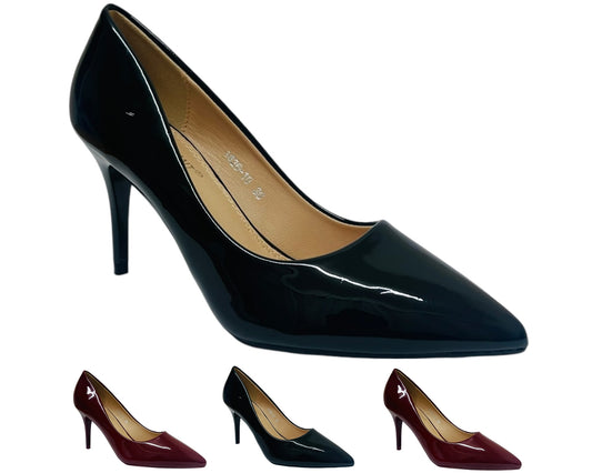 Pointed Toe Stiletto Heel Court Shoes