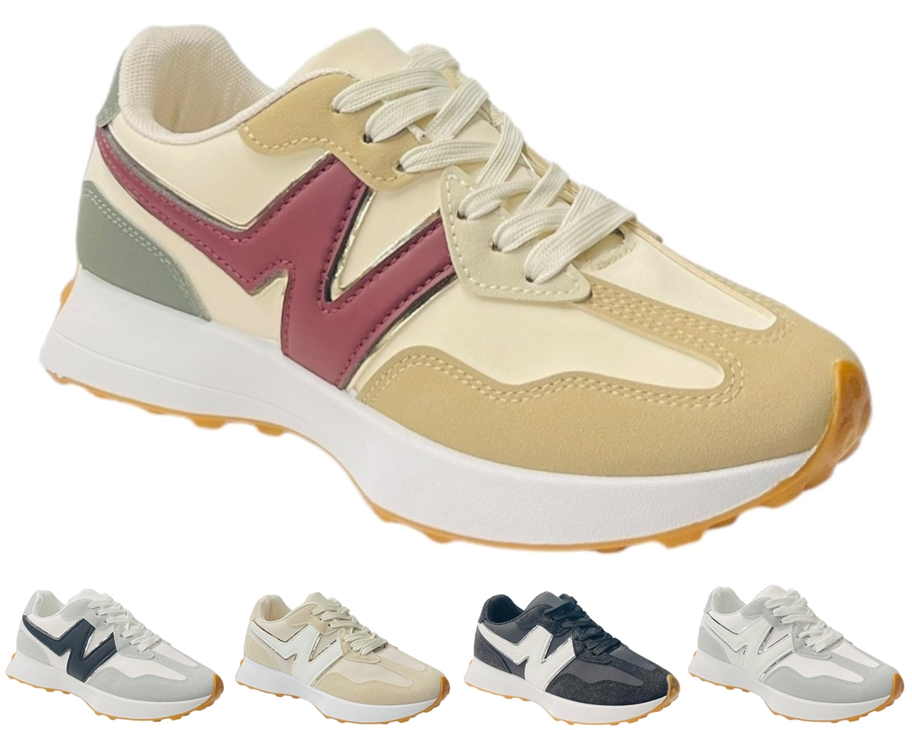 Comfy Lace Up Sports Trainers