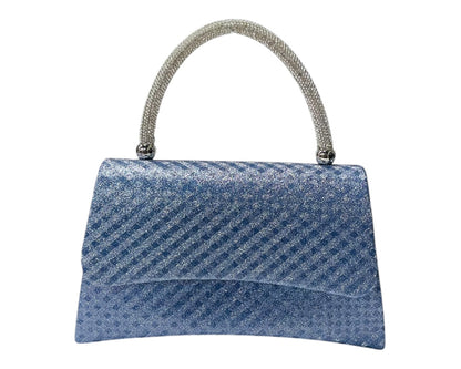 Diamante Glitter Clutch Tote Bag