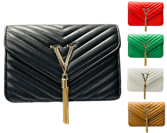 Cross Body Faux Leather Tote Bag