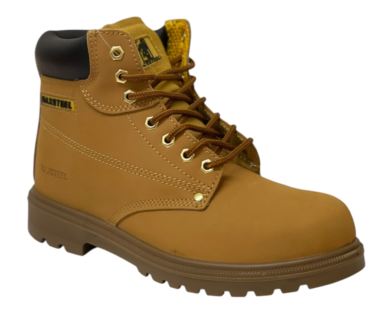 Genuine Leather Steel Toe Cap Safety Work Boots