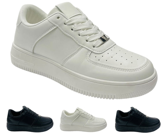 Classic Lace Up Sports Leisure Trainers