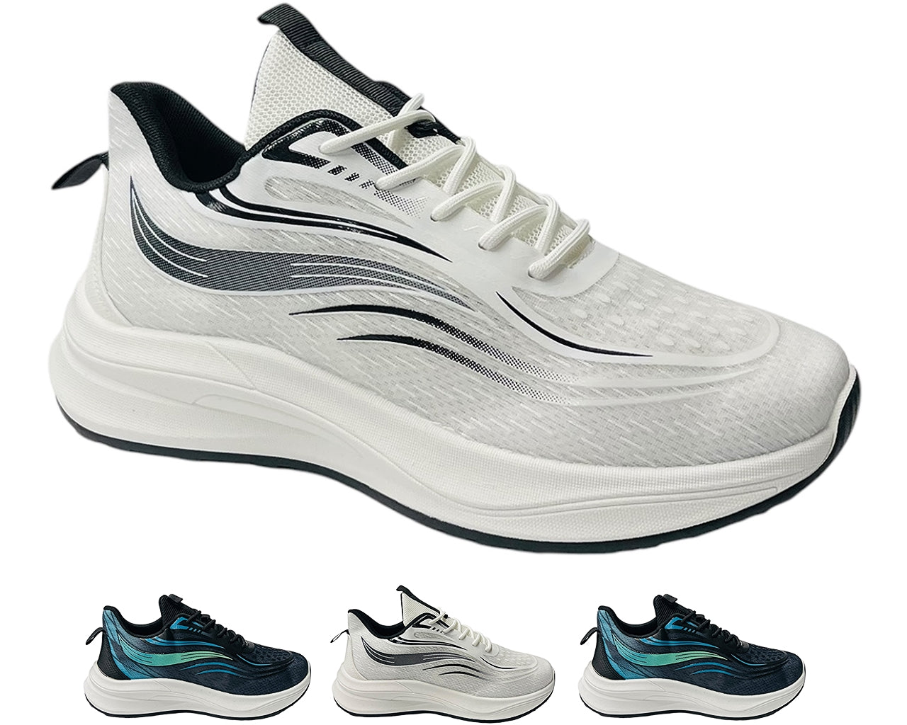 Breathable Mesh Sports Lace Up Trainers