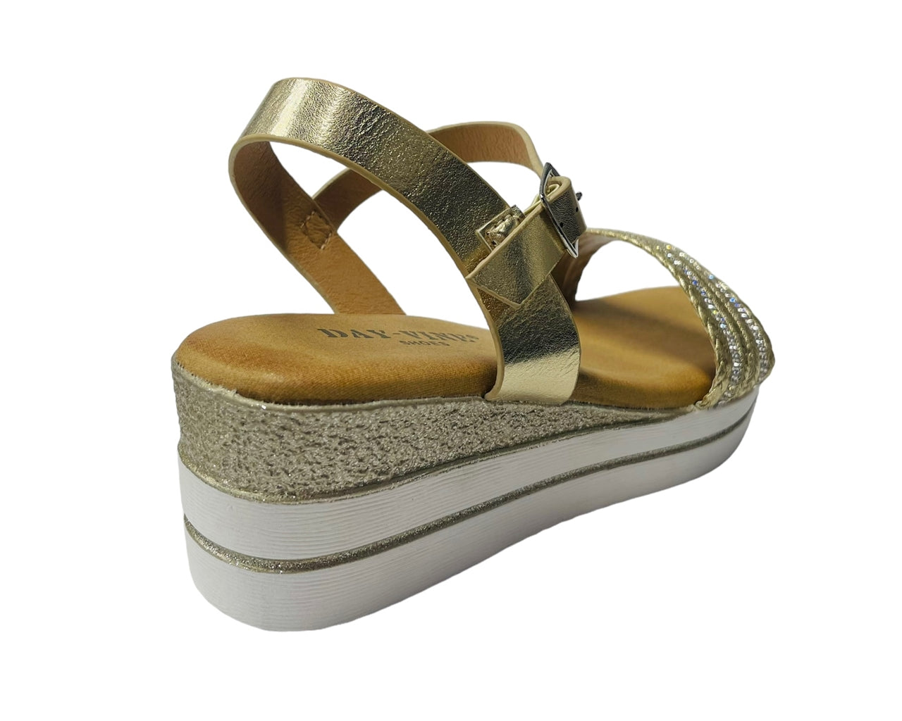 Wedge Heel Ankle Strap Sandals