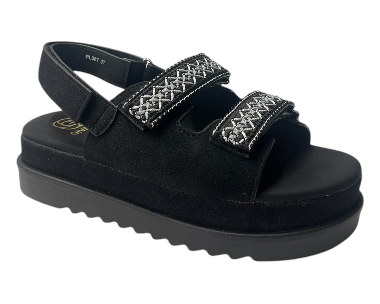Double Strap Chunky Sole Sandals