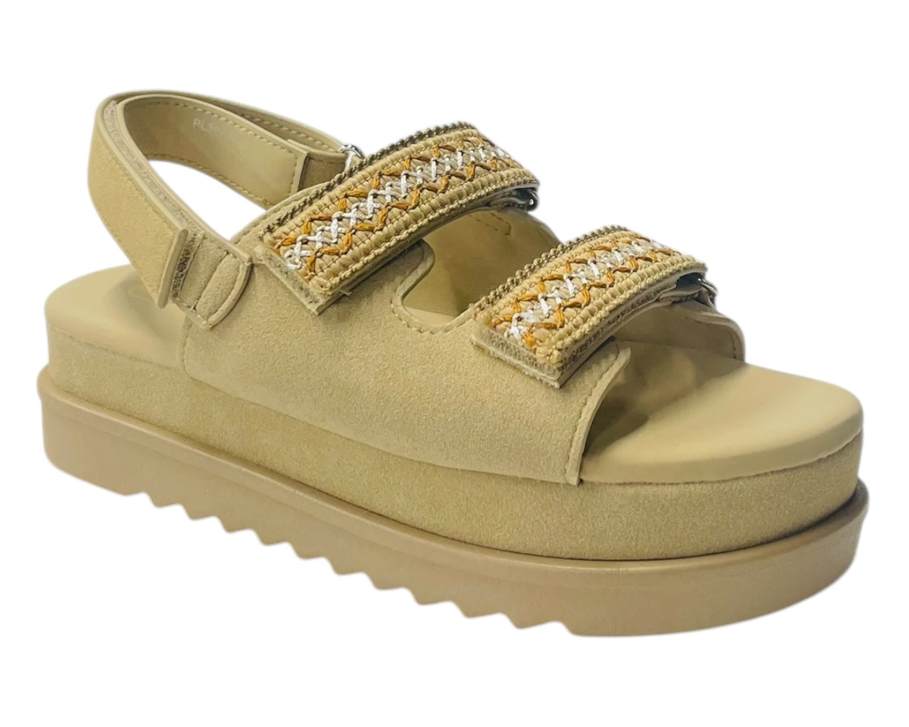 Double Strap Chunky Sole Sandals
