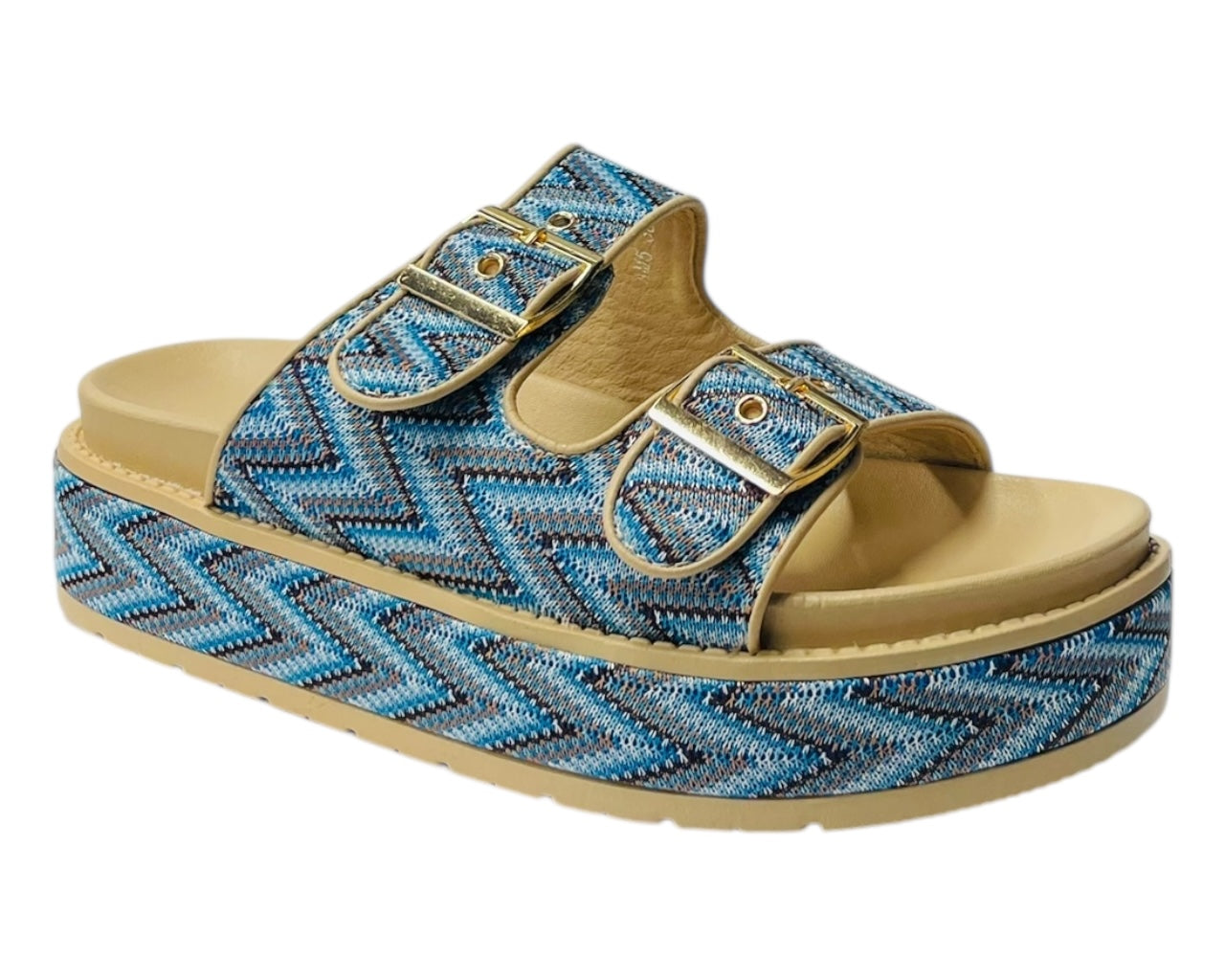 Platform Buckle Strap Sandals