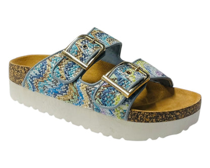 Buckle Strap Flatform Sandals