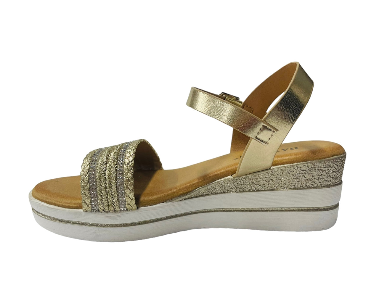 Wedge Heel Ankle Strap Sandals