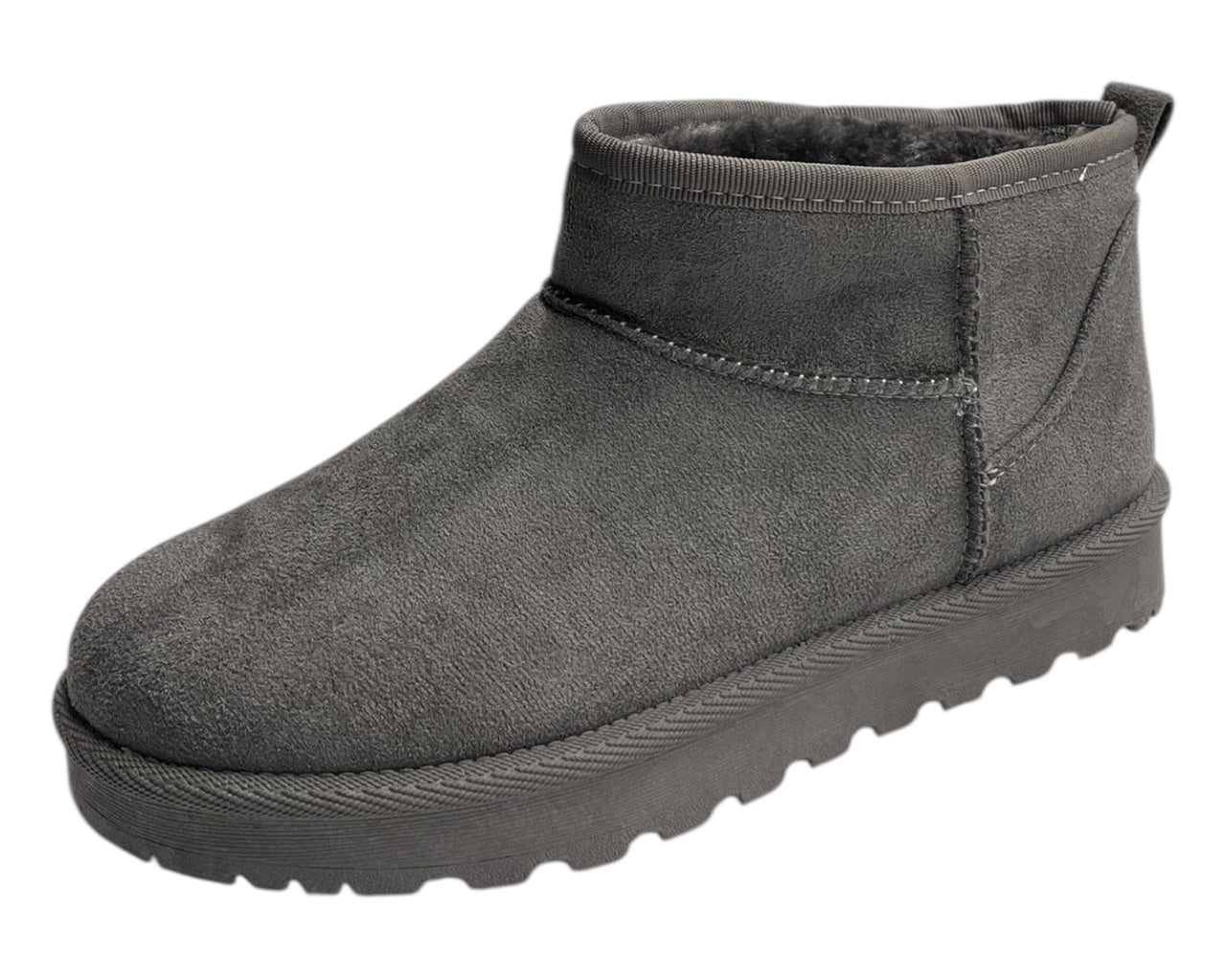 Faux Fur Lining Mini Ankle Boots