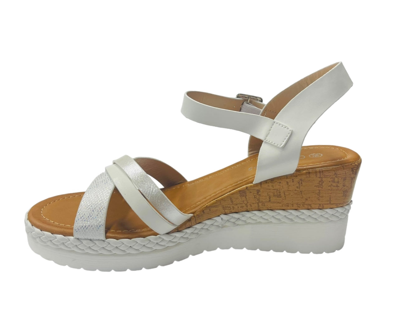 Women's Light Weight Wedge Heel Ankle Strap Sandals