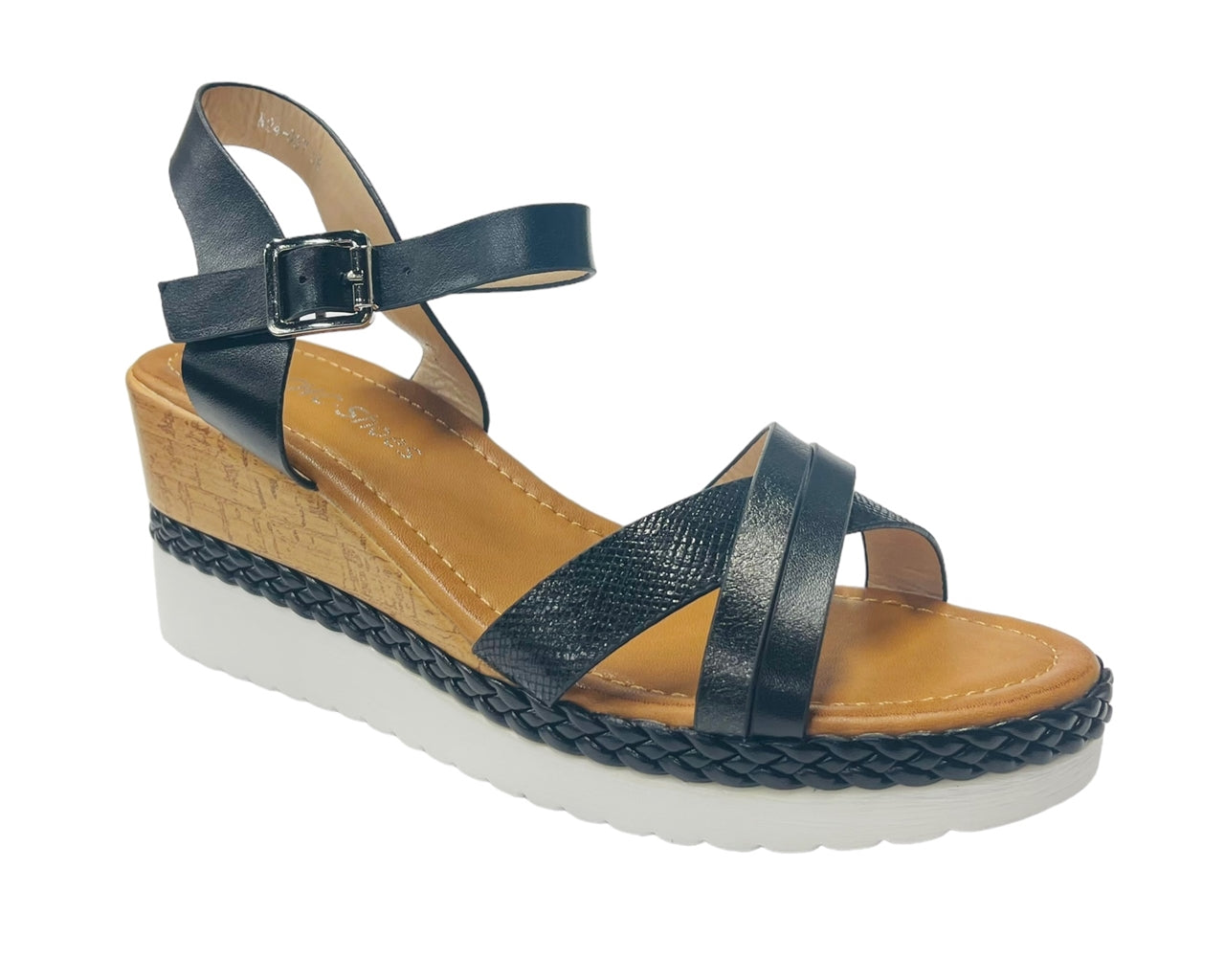 Women's Light Weight Wedge Heel Ankle Strap Sandals