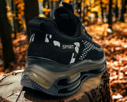 Double Air Cushion Lace Up Trainers