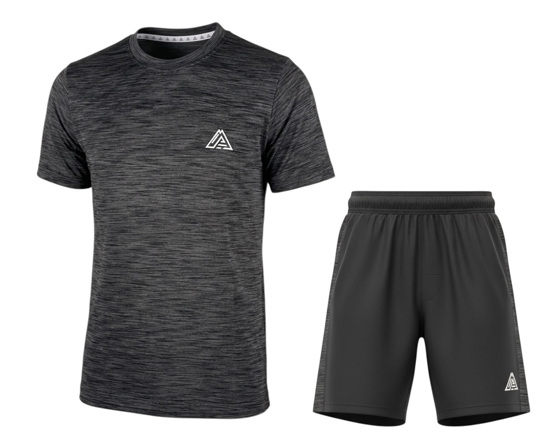 Mountain Views Performance Matching T-Shirt Shorts Set
