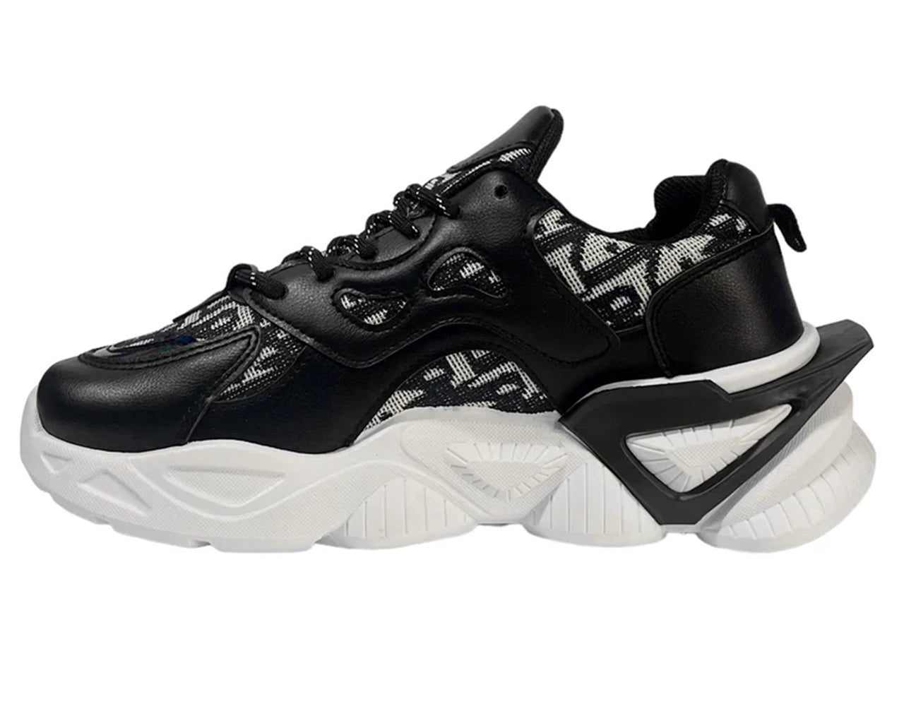 Chunky Sole Comfy Lace Up Trainers