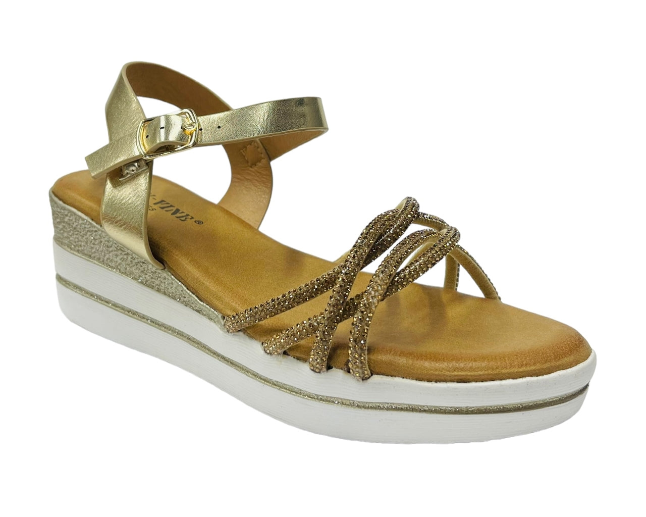 Ankle Strap Wedge Heel Sandals