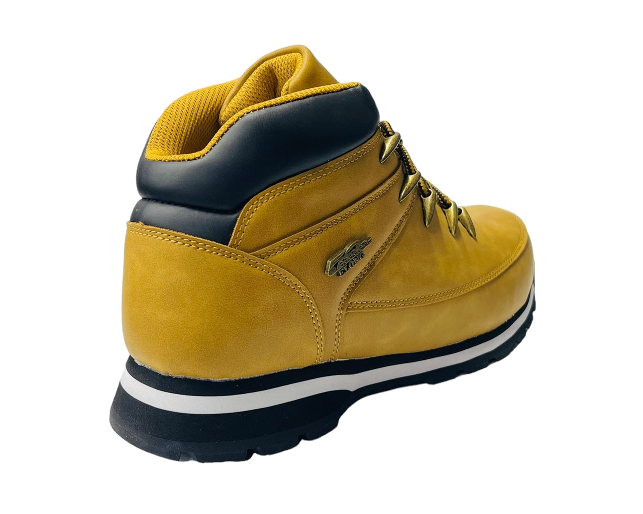 Faux Leather Lace Up Hiking Boots