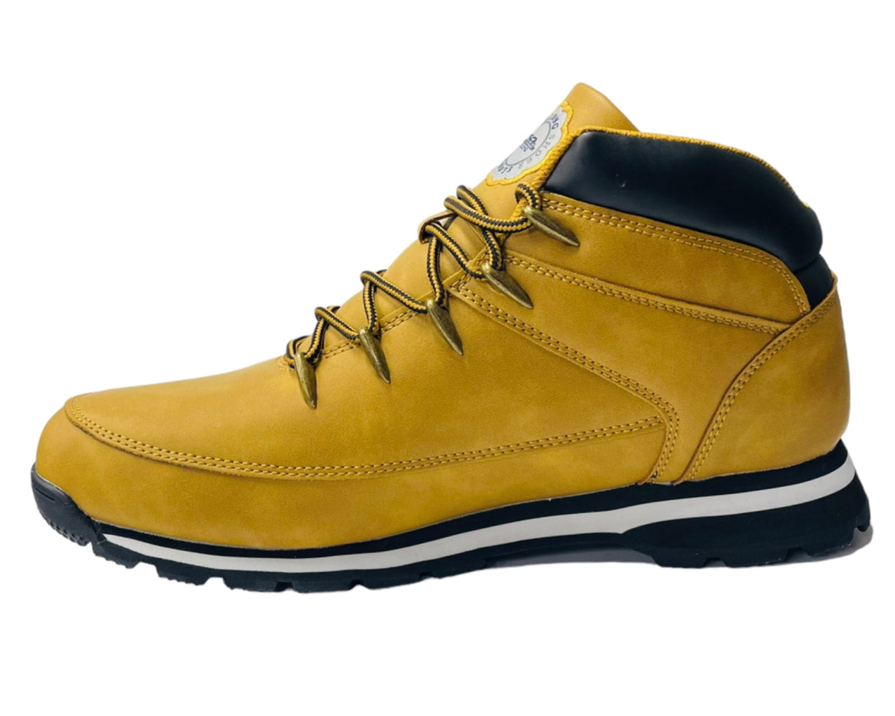 Faux Leather Lace Up Hiking Boots