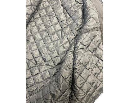 Full Zip Hooded Padded Long Parka Jacket