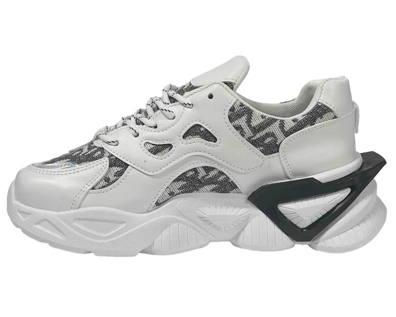 Chunky Sole Comfy Lace Up Trainers