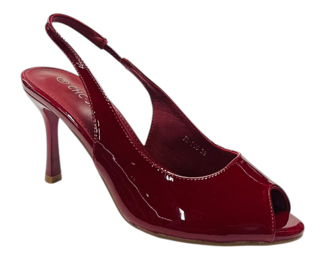 Slingback Peep Toe Stiletto Heels