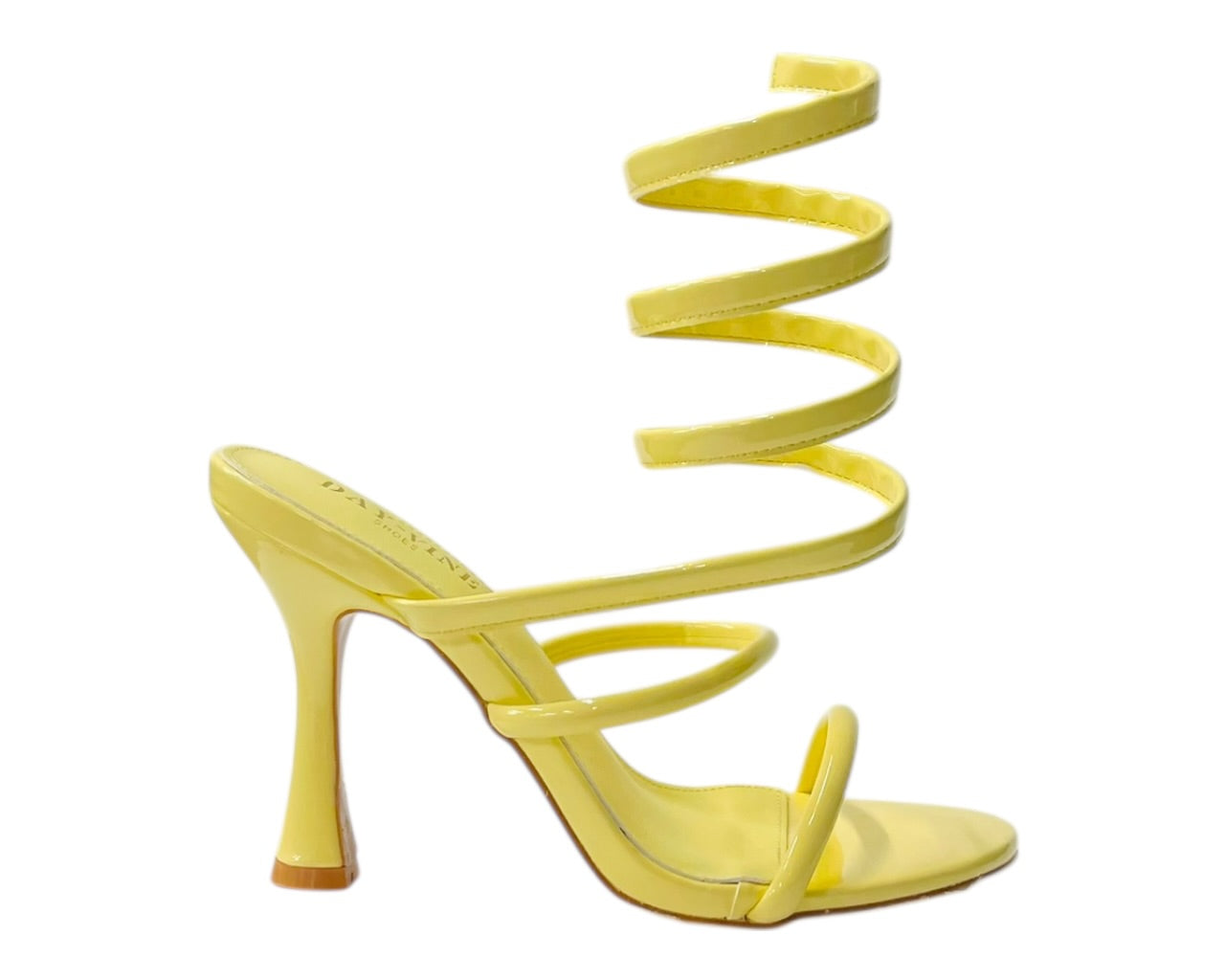 Snake Anklet Round Toe High Heel Sandals