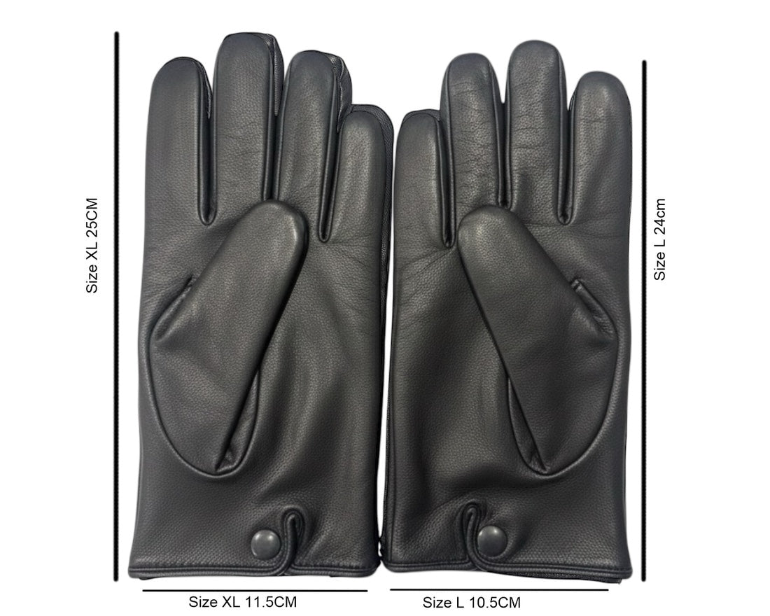 Genuine Leather Soft Thermal Lined Gloves