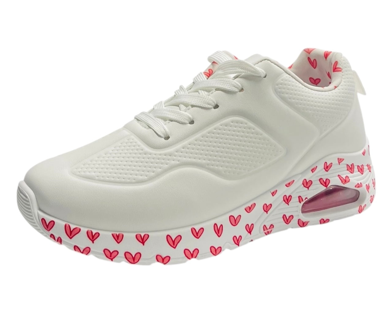 Air Cushioned Printed Lace Up Trainers