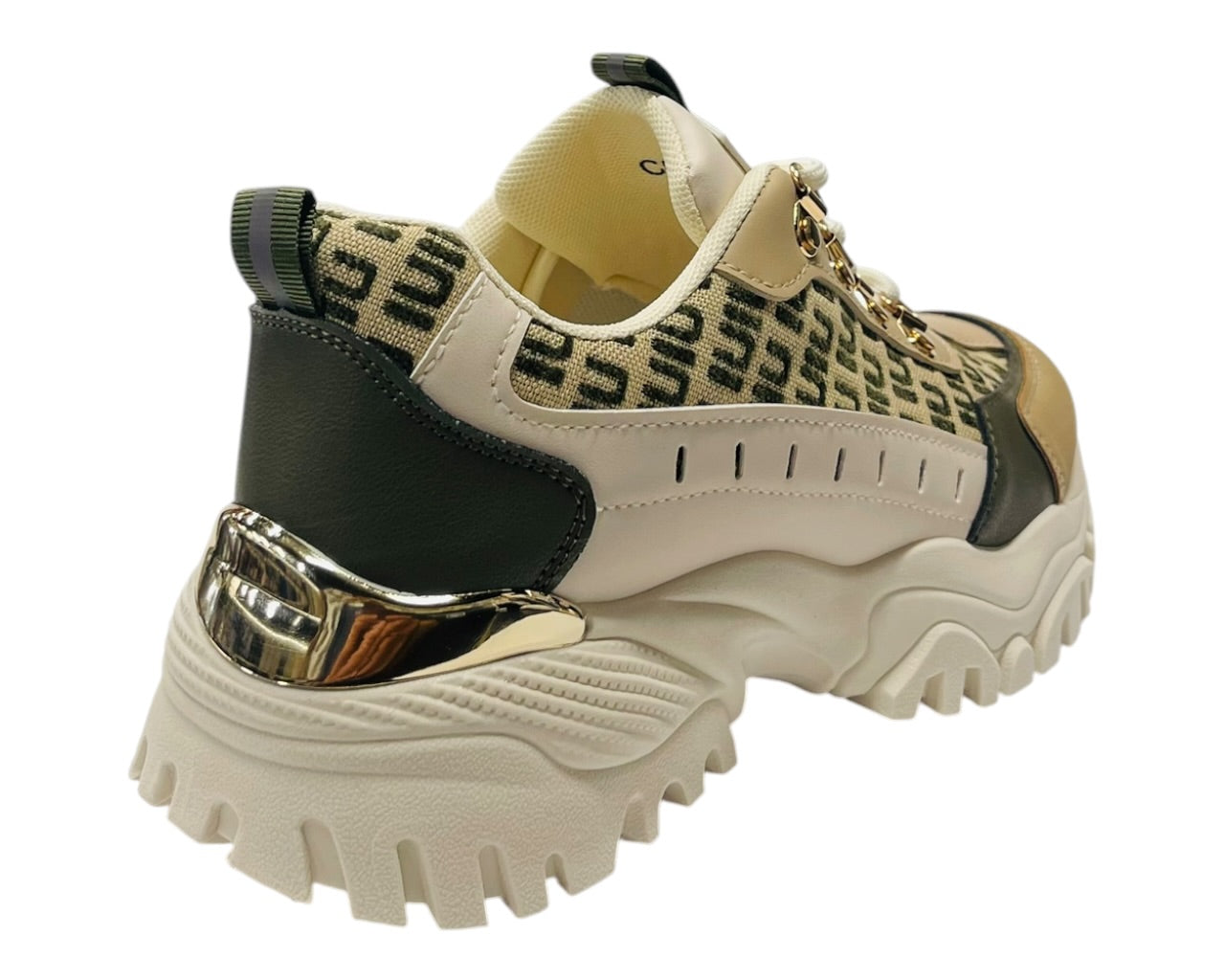 Chunky Sole Lace Up Sports Trainers