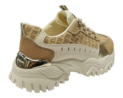 Chunky Sole Lace Up Sports Trainers