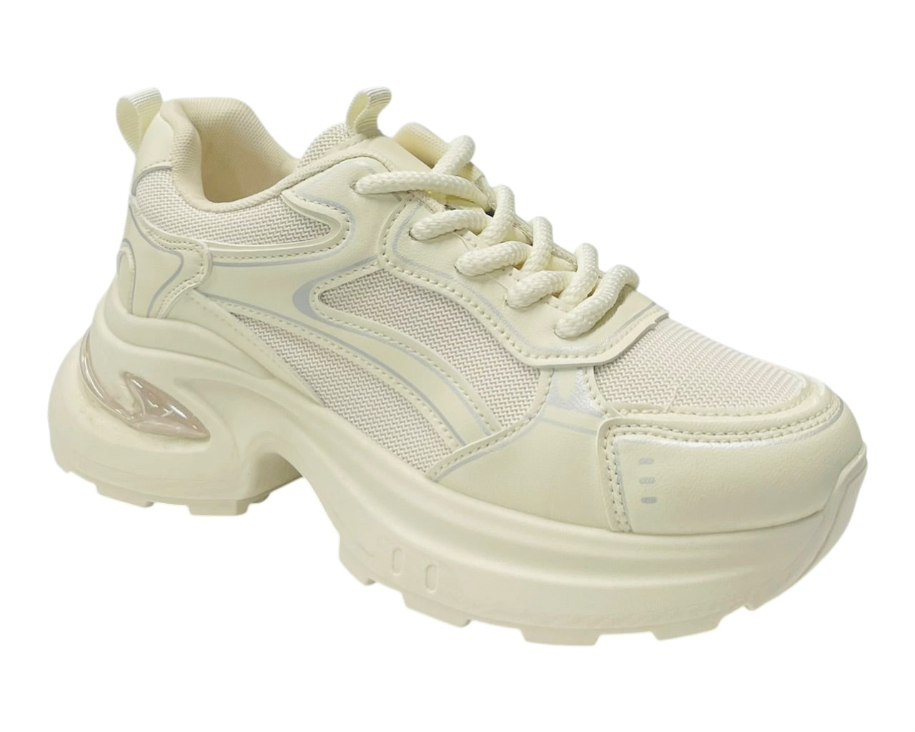 Chunky Sole Lace Up Sports Trainers