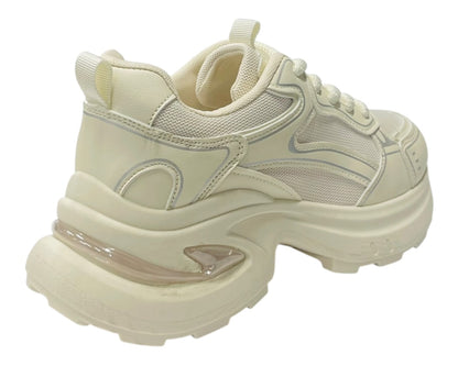 Chunky Sole Lace Up Sports Trainers