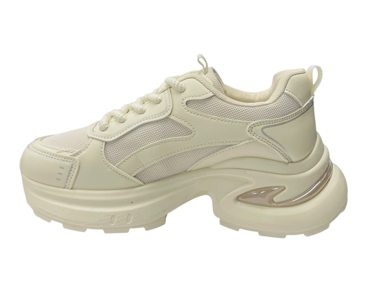 Chunky Sole Lace Up Sports Trainers