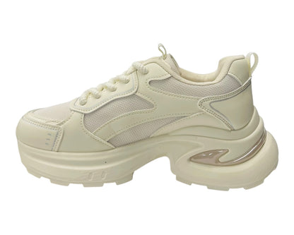 Chunky Sole Lace Up Sports Trainers