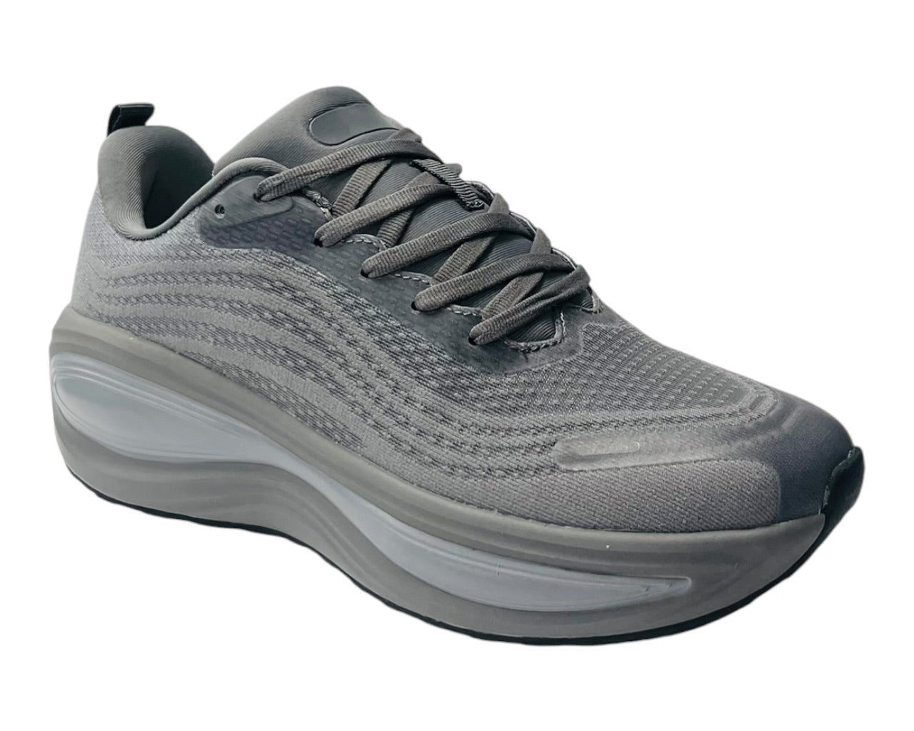 Chunky Sole Mesh Lace Up Trainers