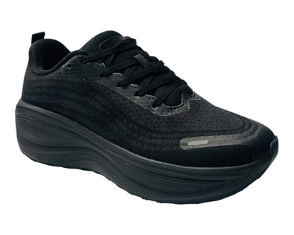 Chunky Sole Mesh Lace Up Trainers