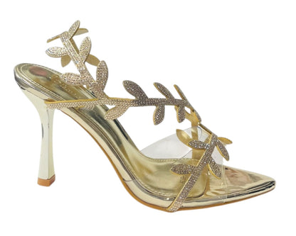 Glitter Rhinestone High Heel Sandals