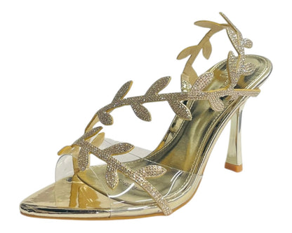 Glitter Rhinestone High Heel Sandals